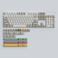 133 Toetsen Retro 9009 PBT Keycap Set XDA Profiel Sublimatie Keycaps voor Mechanische Keyboards