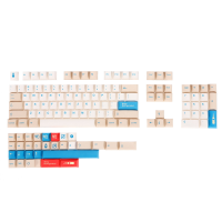 134 Keys Sojamelk PBT Keycap Set Cherry profiel Sublimatie aangepaste Keycaps voor Mechanische Toetsenborden