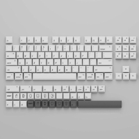 138 Toetsen Wit PBT Keycap Set XDA Profiel Sublimatie Voor MAC Keycaps voor Mechanische Toetsenborden
