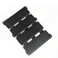14W 5V Dubbele USB ETFE Zonnepaneel Opvouwbare Taslader IPX6 Waterdichte Mobiele Telefoon Powerbank Lader