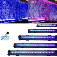 15 CM/25.5 CM/35.5 CM/45.5 CM/55.5 CM Waterdichte LED Vissen Tank Licht RGB Aquarium Verlichting Multicolor Dompelpomp