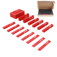 15 Stks Houtbewerking Precisie Aluminium Legering Instelblokken Positioneringsblokken Hoogte Meter Rechte Hoek Gereedsch