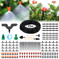 15M Micro Drip Irrigation Kit Drip UV bestendig Automatisch Irrigatiesysteem voor Greenhouse Garden Patio