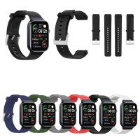 18Mm Multikleurige siliconen smartwatch band vervangende riem voor Mibro T1