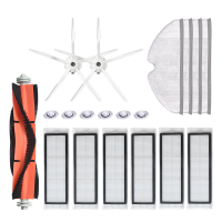 19 Stuks Vervangingen voor Xiaomi SDJQR01RR 1S Roborock Stofzuiger Onderdelen Accessoires Hoofdborstel*1 Zijborstels*2 H