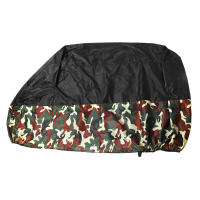 190T Camouflage Motorcycle Waterproof Cover Zwart Universal Bike Outdoor Scooter Cruiser Sunproof Protective