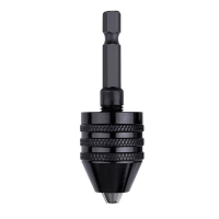 1PCS 0.3 3.6Mm Boorkop Sleutelloze Schroevendraaier Slagmoersleutel Adapter Elektrische Motor Klem Mini Boorkop Fixtuur