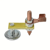 1PCS Koperen Magnetische Lasklem met 35mm Schijf Opties voor Enkele of Dubbele Kop voor Elektrische Lasgrondklem Spotter