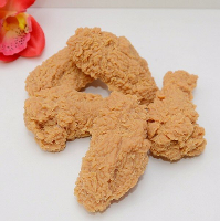 1PCS Kunstmatige Valse Gebakken Kipvleugel Leer PVC Stukjes Home Shop Decor