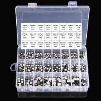 1UF ~ 1000UF 6,3V 50V 400 stuks 24 waarden SMD aluminium elektrolytische condensatoren assortiment kit
