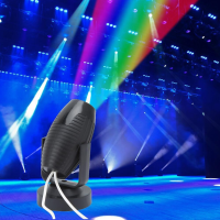 1W RGB LED Colorful Podiumlamp Zwart Shell Spot Light voor Disco KTV Party AC110 220V