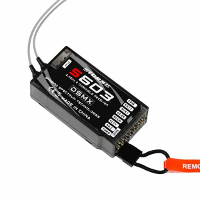 2.4G 6CH S603 RC ontvanger Ondersteund door JR Spektrum DSM X DSM2 zender