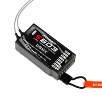 2.4G 6CH S603 RC ontvanger Ondersteunde JR Spektrum DSM X DSM2 zender