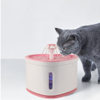 2.4L Kat Fontein Hond Drinkbak Dierbenodigdheden USB Automatische Water Dispenser Superstille Drinker Auto Feeder