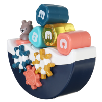 2 IN 1 Grappige Baby Shower Brief Vorm Leren ouder kinderen Interactie Pacify Emotie Puzzel Educatief Speelgoed voor Kin