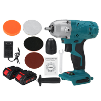 2 In 1 Polijstmachine Boor Draadloze Elektrische Boren Polijstmachine Auto Polijstmachine Power Tool Converter Fit Makit