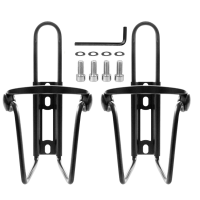 2 Stks aluminium bidonhouders, verstelbare fietsbeker bekerhouder voor mountainbike racefiets