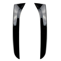 2 Stks auto achterruit zijspoiler spoiler canard canards splitter glanzend zwart voor vw passat B7 wagon / alltrack 2011