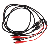 2 Stuks 110cm BNC Q9 naar Dubbele Alligator Clip Oscilloscoop Test Probe Lood