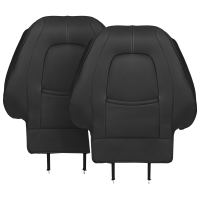 2 Stuks Auto Rugleuning Anti Kick Pad Protector Pvc Nappa Leer Voor Tesla Model 3 Model Y 2017 2023