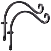 2 Stuks Tuin Hanger Haak Metalen Opknoping Plant Beugels Haak Muur Decor