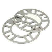 2 Stuks Universeel 5mm Aluminium Aluminium Wiel Spacers Shims Plaat 4 5 Stud Fit