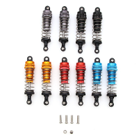 2 Stuks voor  en achter metalen schokdemper voor Wltoys 144001 RC auto onderdelen