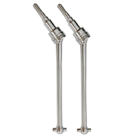 2 Stuks XLF X03 X04 X05 X06 1/10 RC Reserve metalen aandrijfas voor Brushless auto voertuigen modelonderdelen
