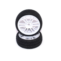 2 Stuks ZD Racing 6296 Bandenset voor RAPTORS BX 16 9051 1/16 2.4G 4WD Touring Rc Auto onderdelen