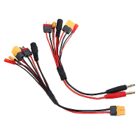 20 Cm 20AWG 4.0 Mm Banaanstekker naar XT60 XT30 DC5.5 T Plugs Lader Adapter Kabel voor IMAX B6 Lader