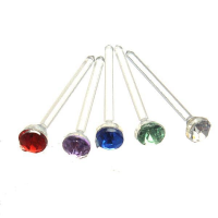 20 Paren Leuke Plastic Oorbellen Crystal Rhinestone Ear Studs Sieraden