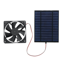 20W 12V Zonnepaneel Solar Fan Framed Zonnepaneel Module DIY Portable Charging
