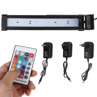 22 CM Aquarium Cover Verlichting Kleurverandering Afstandsbediening Dimbaar RGBW LED Licht Geschikt voor Aquarium / Aqua