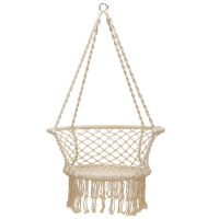 220Lbs Hangmat Hangstoel Touw Relax Macrame Schommelstoel Katoen Home