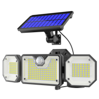 226 LED Multi Angle Zonne energie Bewegingssensor Buitenlicht IP65 Waterdichte Flood Lights voor Garage Yard Garden