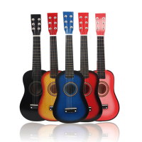 23 Inch 6 snarige basswood ukelele met tas voor beginners