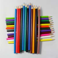 24 Kleuren kleurpotloden Houtkunstenaar Olieverfpotlood voor schooltekening Schets Kunstbenodigdheden Briefpapier