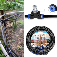25M Tuin Water Geven Irrigatie Sproeiset Buitenkoelsysteem Stofverzamelen Luchtbevochtiging
