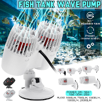25W 20000L / H 800M 360 ° Verstelbare Golfpomp Krachtig Stil Sterke Zuignap Stille Tank Vis Aquarium