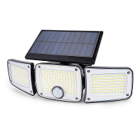 280LED Waterdichte Zaannelamp Bewegingssensor Buitenlichaamsensorlamp Afzaanderlijke Zaannewandlamp Straatlamp