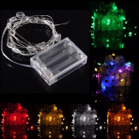 2M 20 LED Lucky Egg Style Batterij Bedrijf Xmas String Fairy Lights Feest Trouw Kerst Decor
