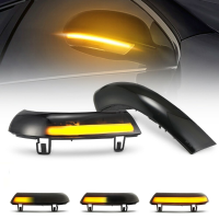 2X Dynamische LED richtingaanwijzers Achteruitkijkspiegel Indicator Blinker Herhaler voor VW GOLF 5 MK5 Passat B5.5 B6 J