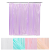 2X2m Bruidstaart Achtergrond Tule Hangende Gordijn Bruidstaart Achtergrond voor Feestdecoratie
