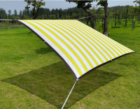 2X4m 2x3m 2x2m buitenzonnescherm tuin tuin terras luifel UV blokgeel