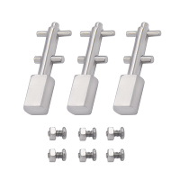 3 Delige Matte Chroom Gecoate Kantelschakelaar met Knop voor Studer Revox B77 PR99