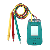 3 Fase Tester Digitale Fase Indicator Detector LED Fase Sequences Meter Spanning Tester 40V~600V AC