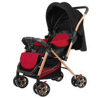 3 In 1 Opvouwbare Kinderwagen Draagbare Reizen Kinderwagen Vierwielige Hoge Land Scape Kinderwagen Drie snelheden Aanpas