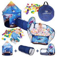 3 In 1 Play Tent Baby Speelgoed Ballenbad voor Kinderen Kids Oceaan Ballen Zwembad Opvouwbare Kids Play Tent box Tunnel