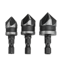 3 Stks 12mm 16mm 19mm Verzinkte Boorset 1/4