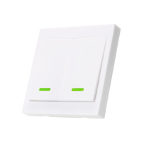 3 Stks 2CH Draadloze Afstandsbediening Zender Sticky RF TX Smart Voor Thuis Woonkamer Slaapkamer 433MHZ 86 Wandpaneel We